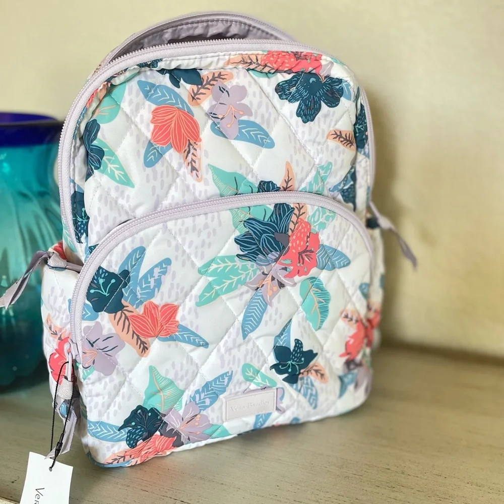 VERA BRADLEY ULTRALIGHT COMPACT  BACKPACK TROPICAL FLORAL